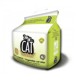 Lecho vegetal para gatos de maiz granulado myCat