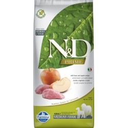 Farmina N&D Razas Medianas-Grandes Jabalí, Manzana, Aloe Vera, Psyllium, Cúrcuma y Té Verde