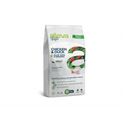 Pollo &amp; Pato + Aloe vera &amp; Ginseng . Alimento completo perros adultos talla pequeña y extra pequeña