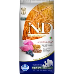 Farmina N&D Bajo en Cereales Perros Cordero, Arándano, Aloe Vera, Psyllium, Cúrcuma y Té Verde
