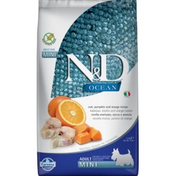 Farmina N&D Bacalao&Naranja con Calabaza para razas MIni