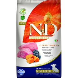 Farmina N&D Sin Cereales Calabaza Cachorros - Razas Mini Cordero