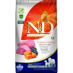 Farmina N&D Sin Cereales Calabaza Adultos Razas Medianas - Razas Maxi Cordero