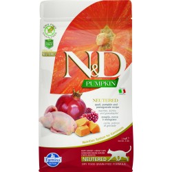 Farmina N&D Gatos Esterilizados Calabaza & Codorniz 1 5kg