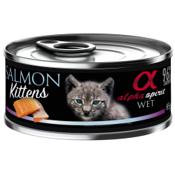 ALPHA SPIRIT Kitten-Salmón Humedo para Gatitos 85gr.