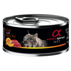 Alimento Húmedo Ternera con Melón 85gr.